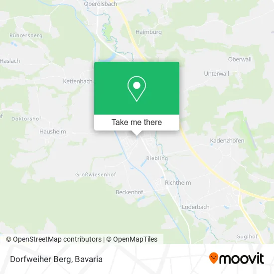 Карта Dorfweiher Berg