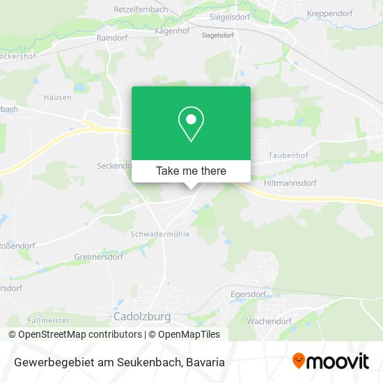 Карта Gewerbegebiet am Seukenbach