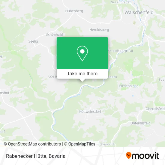 Rabenecker Hütte map