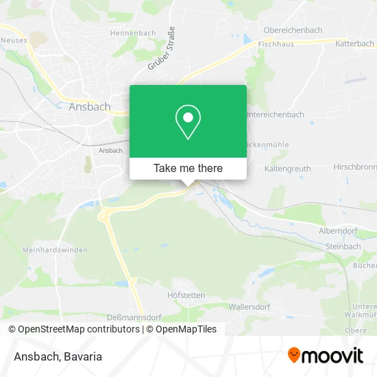 Карта Ansbach