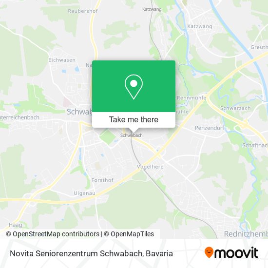 Карта Novita Seniorenzentrum Schwabach