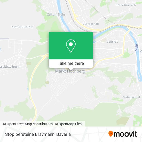 Stoplpersteine Bravmann map
