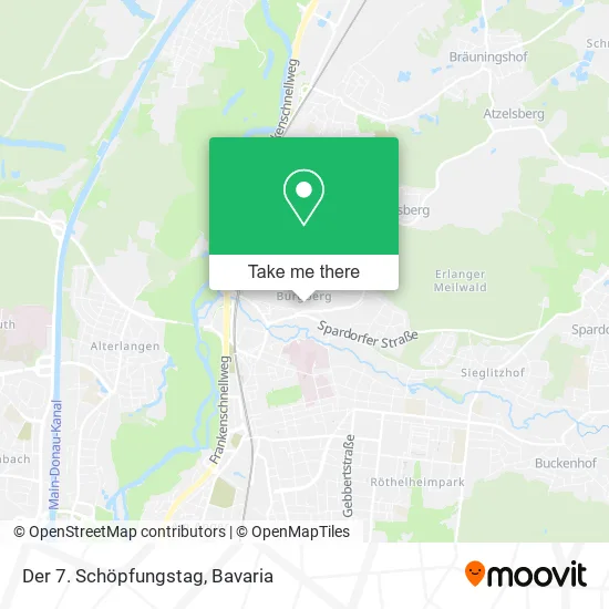 Карта Der 7. Schöpfungstag