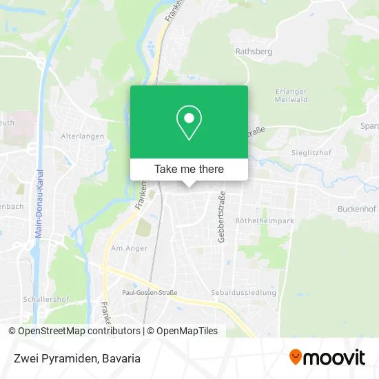 Карта Zwei Pyramiden