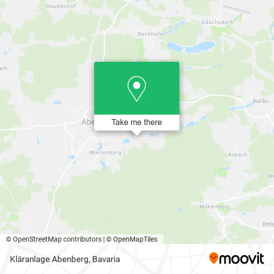 Карта Kläranlage Abenberg