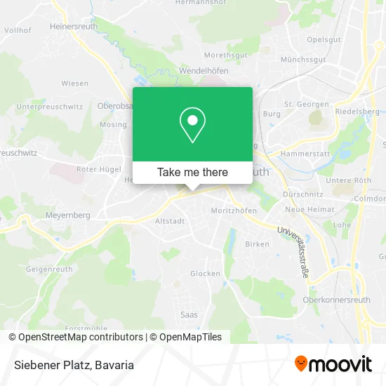 Карта Siebener Platz