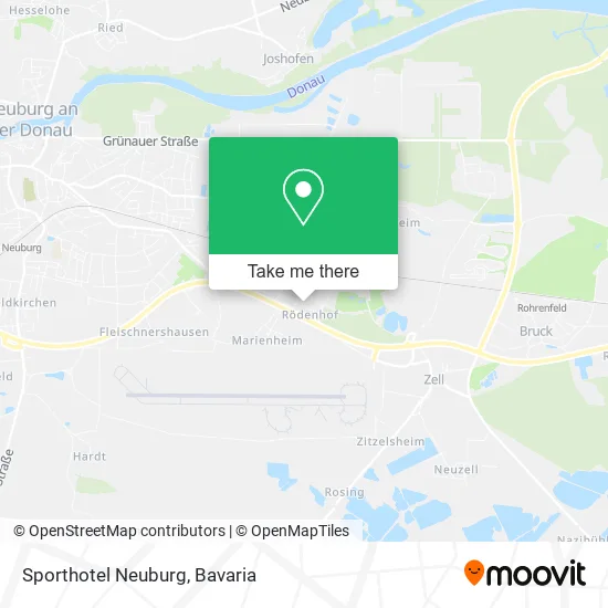 Карта Sporthotel Neuburg