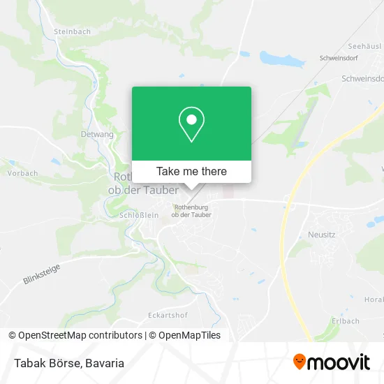Карта Tabak Börse