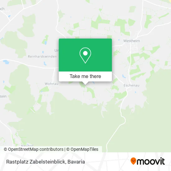 Карта Rastplatz Zabelsteinblick