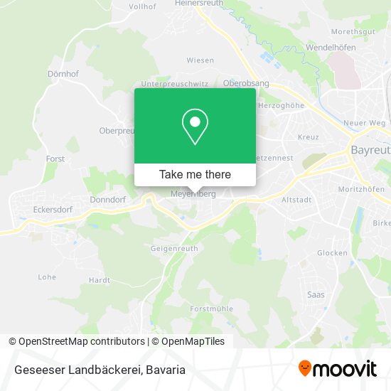 Geseeser Landbäckerei map
