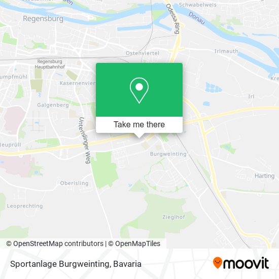 Карта Sportanlage Burgweinting