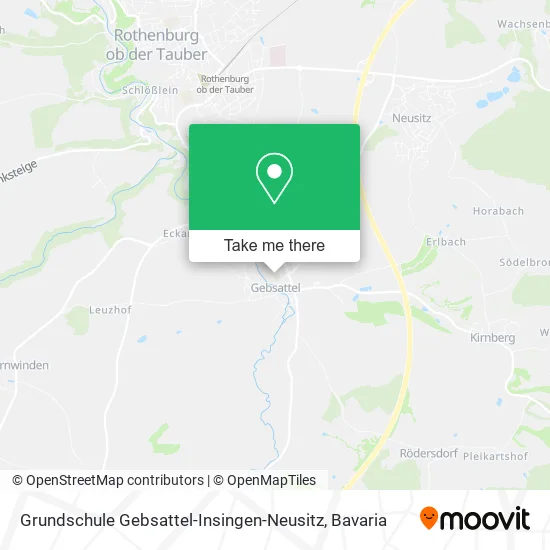 Карта Grundschule Gebsattel-Insingen-Neusitz