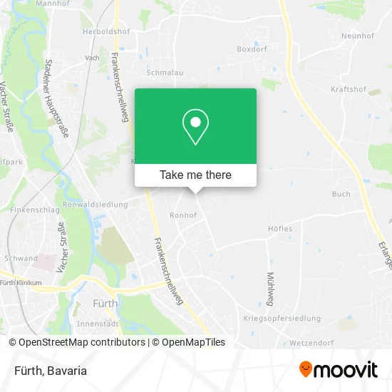 Карта Fürth