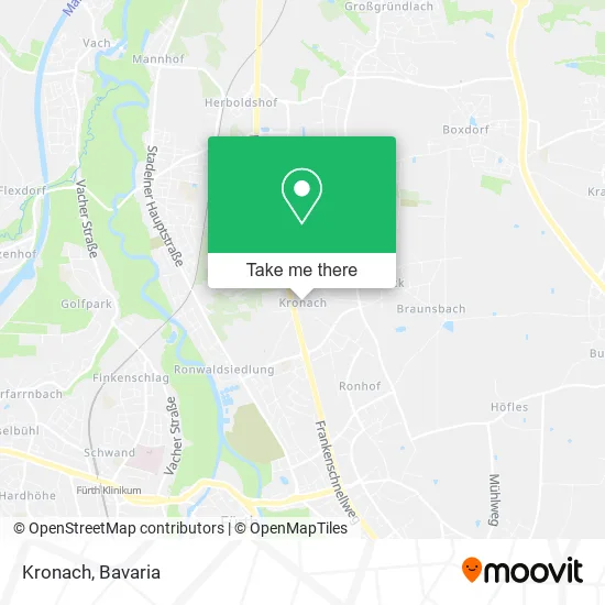 Карта Kronach