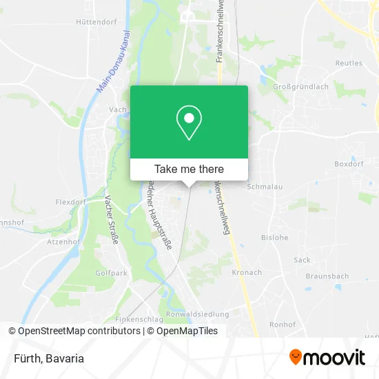 Карта Fürth