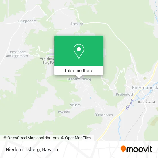 Карта Niedermirsberg