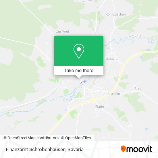 Finanzamt Schrobenhausen map