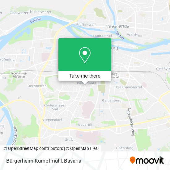 Bürgerheim Kumpfmühl map