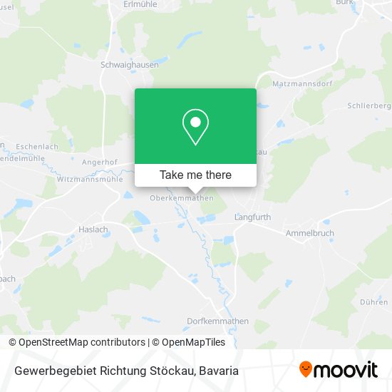 Gewerbegebiet Richtung Stöckau map