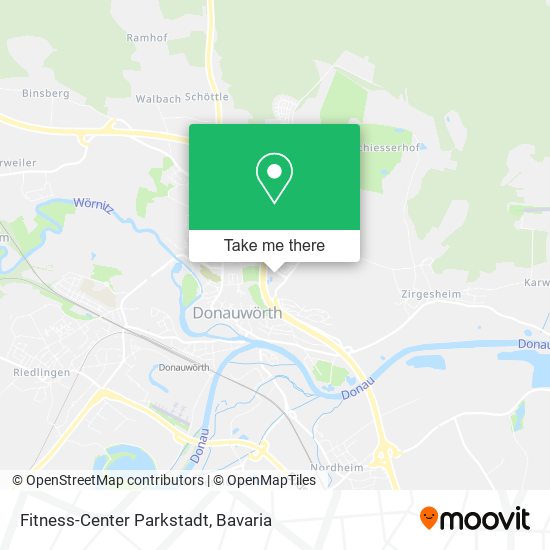 Fitness-Center Parkstadt map