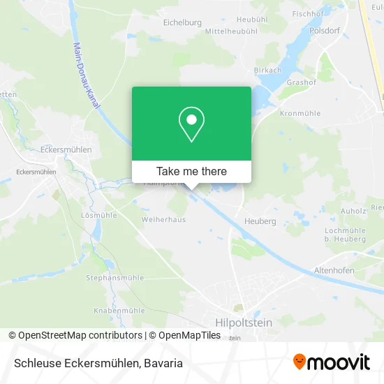 Карта Schleuse Eckersmühlen