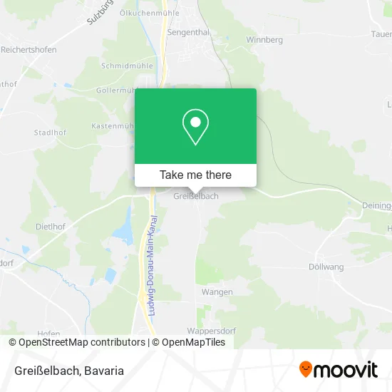 Карта Greißelbach