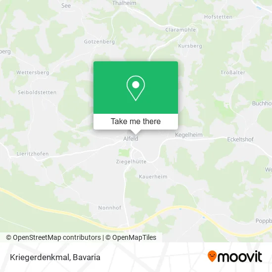 Карта Kriegerdenkmal