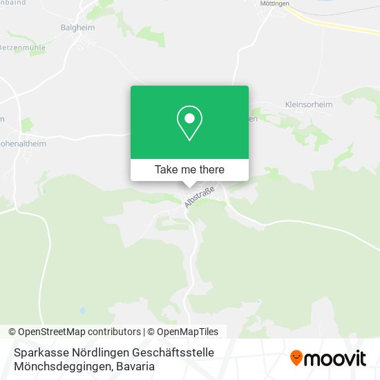 Sparkasse Nördlingen Geschäftsstelle Mönchsdeggingen map