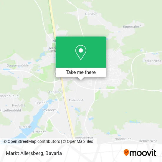 Карта Markt Allersberg
