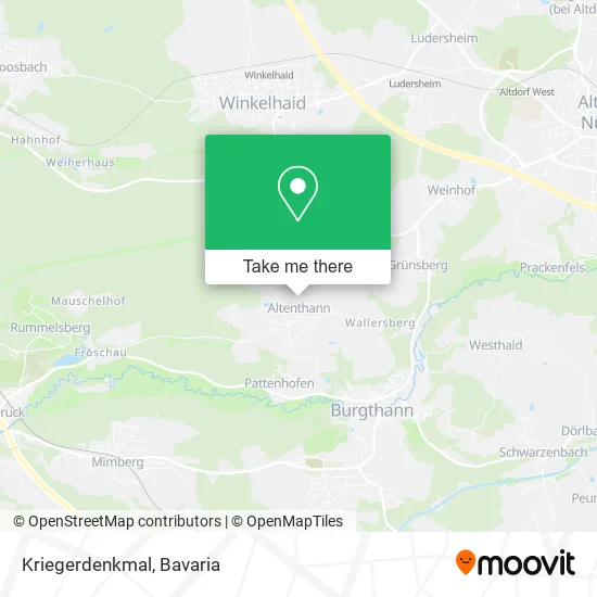 Карта Kriegerdenkmal