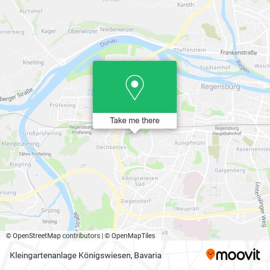 Карта Kleingartenanlage Königswiesen