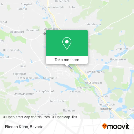 Карта Fliesen Kühn