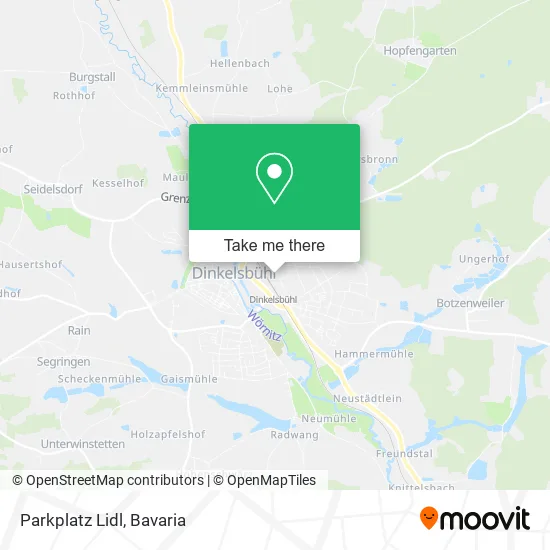 Карта Parkplatz Lidl