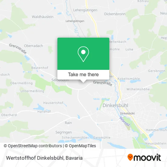 Карта Wertstoffhof Dinkelsbühl