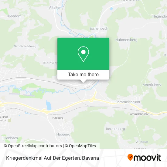 Kriegerdenkmal Auf Der Egerten map