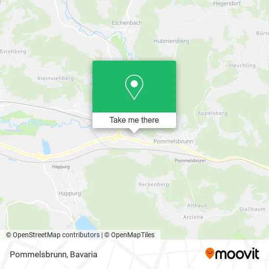 Карта Pommelsbrunn
