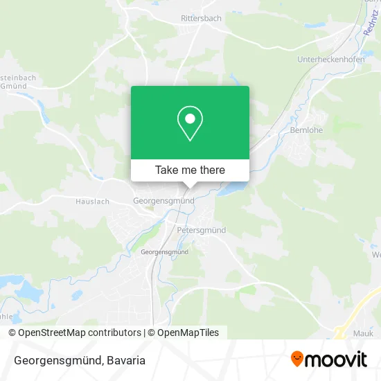 Карта Georgensgmünd