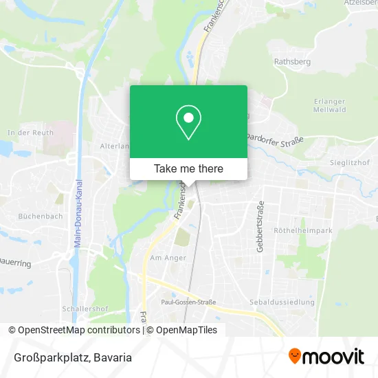 Карта Großparkplatz
