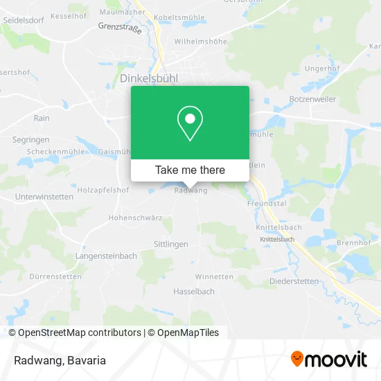 Карта Radwang
