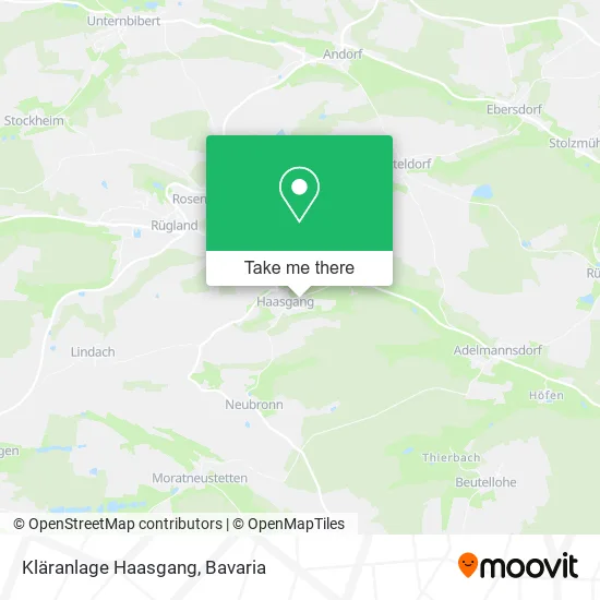 Карта Kläranlage Haasgang