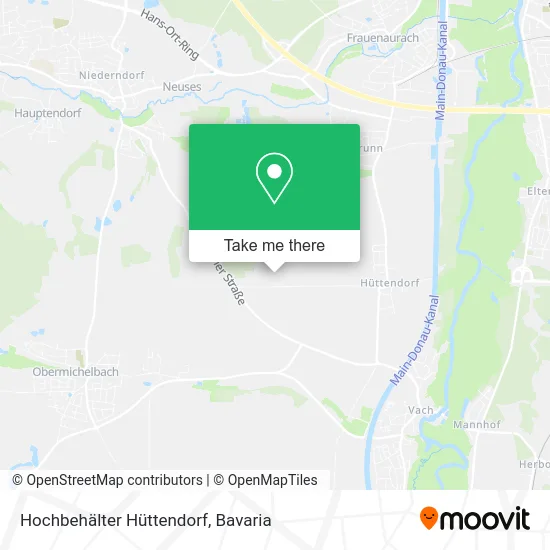 Карта Hochbehälter Hüttendorf