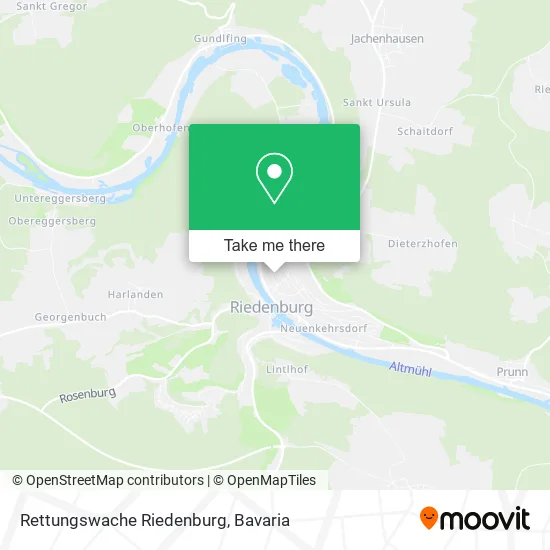 Rettungswache Riedenburg map
