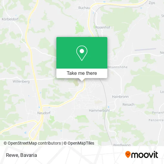 Карта Rewe