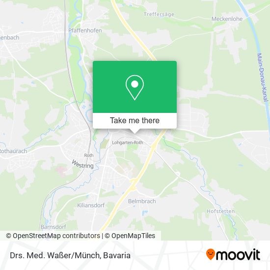 Drs. Med. Waßer/Münch map