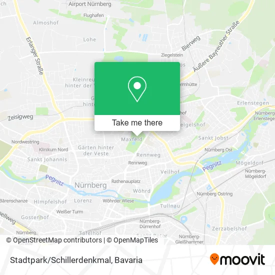Карта Stadtpark/Schillerdenkmal