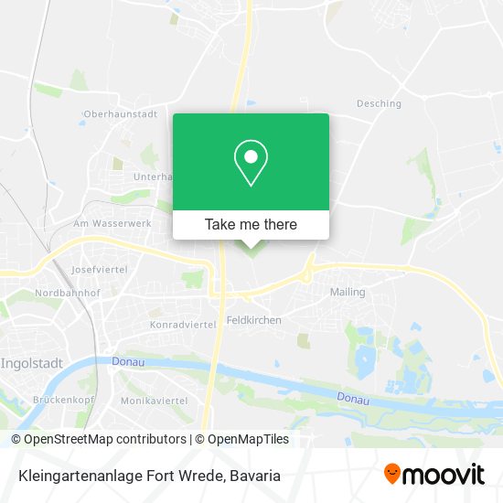 Kleingartenanlage Fort Wrede map