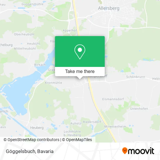 Карта Göggelsbuch