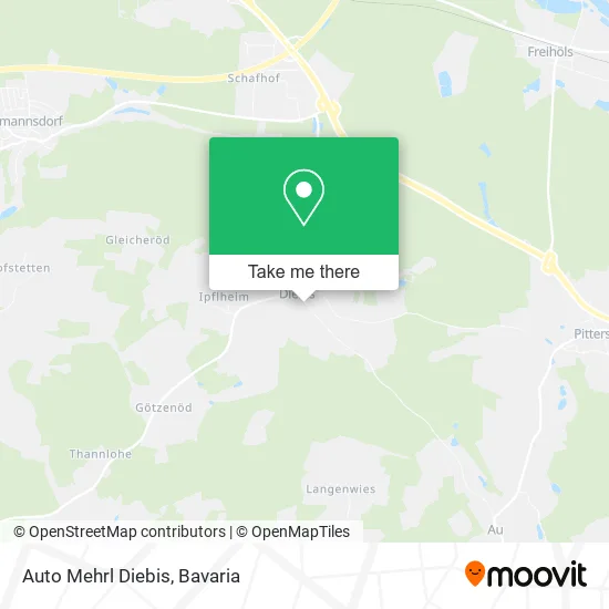 Карта Auto Mehrl Diebis