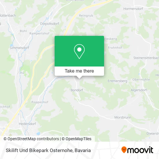 Карта Skilift Und Bikepark Osternohe