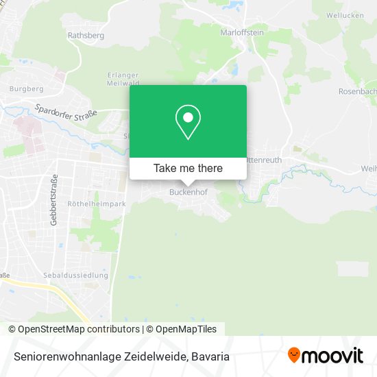Seniorenwohnanlage Zeidelweide map